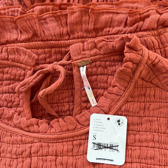 Free People A Sight To See Set Crop Top Shorts Skirt Set NWT - Picture 12 of 17